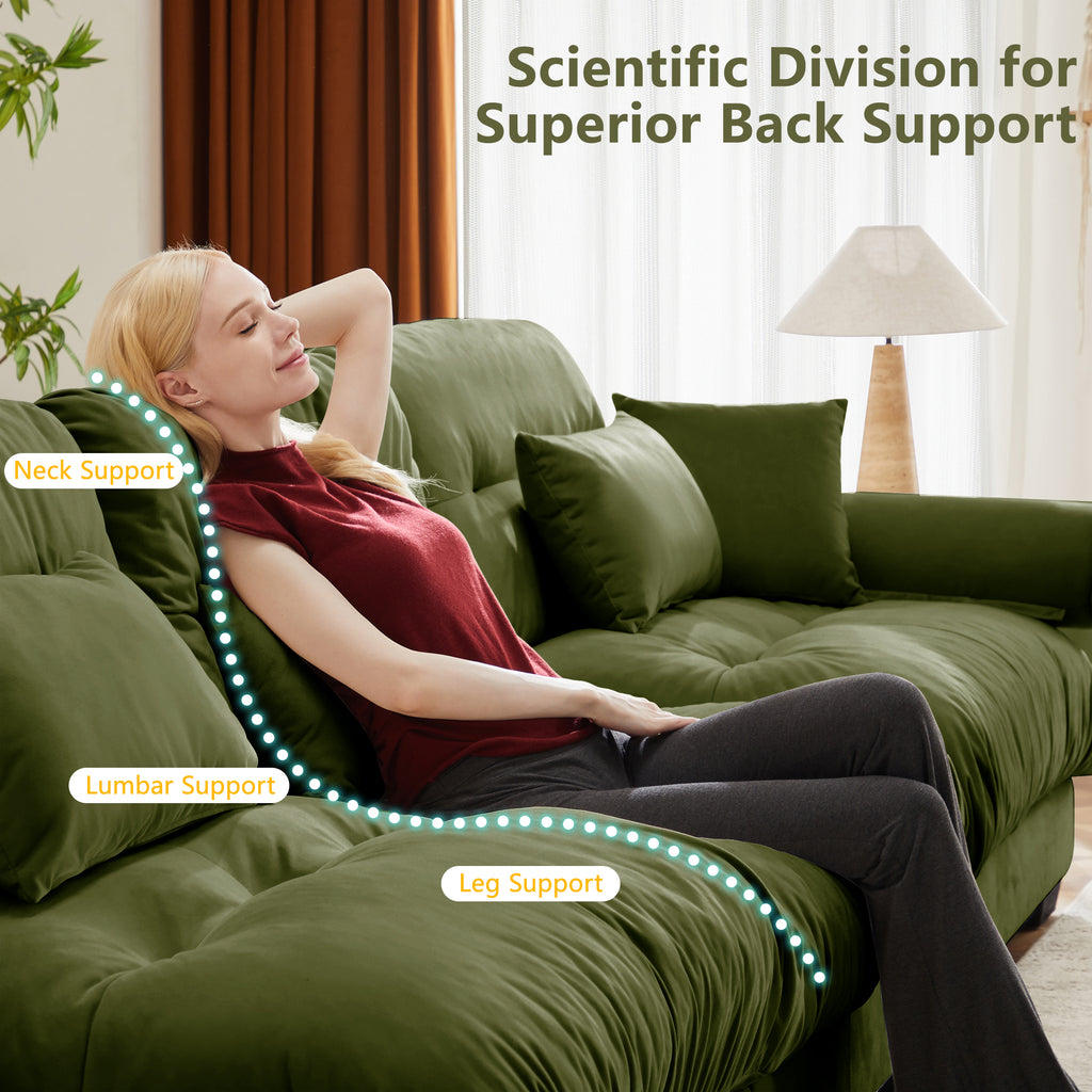 L Shaped Sectional Cloud Sofa
