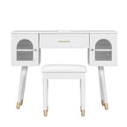 Elegant Vanity Makeup Table & Chair Set