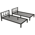 Metal Twin Over Twin & Twin Bunk Bed for 3