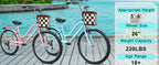 26 Inch 7-Speed City Commuter Bike