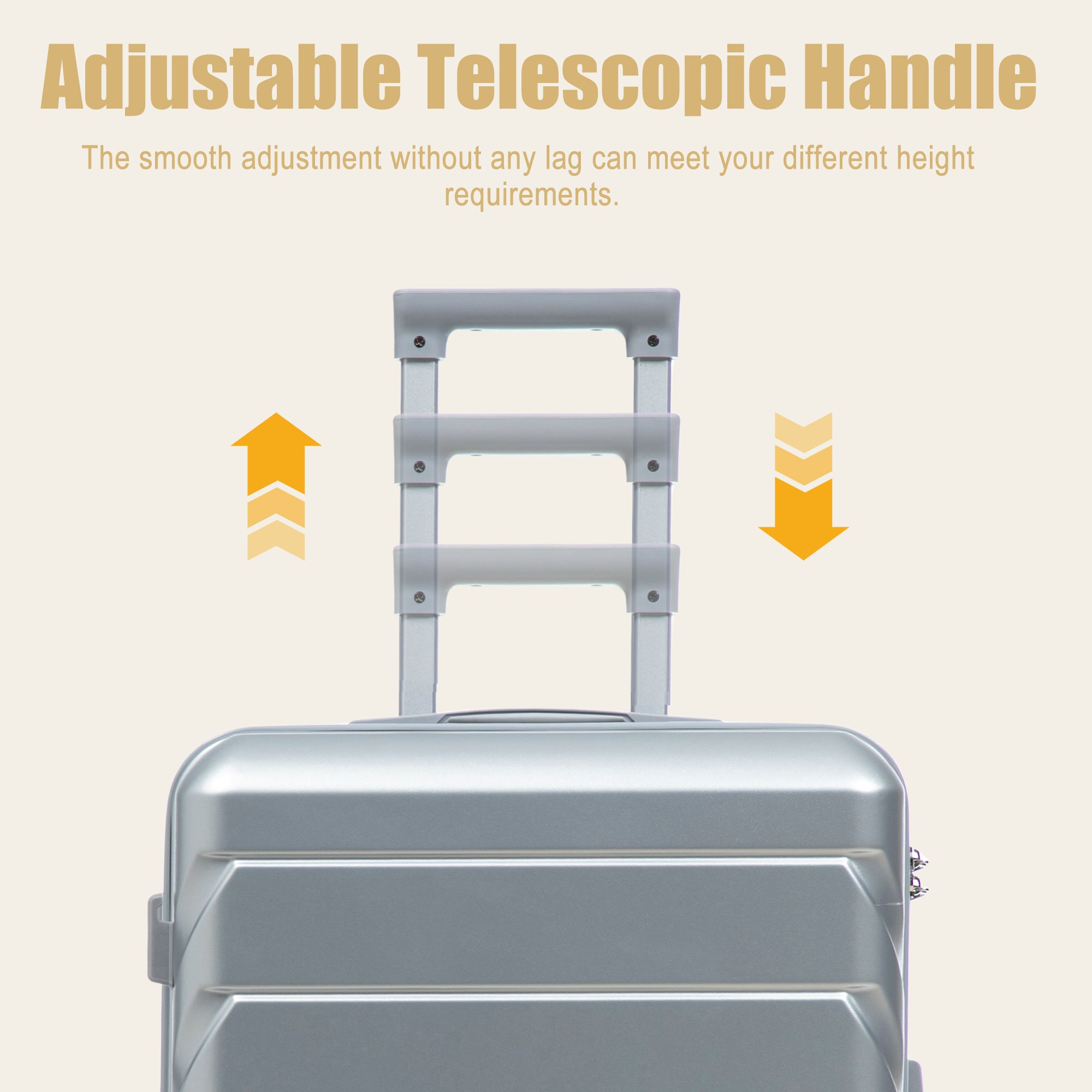 28 Inch ABS Hard Shell Large Travel Checked Luggage
