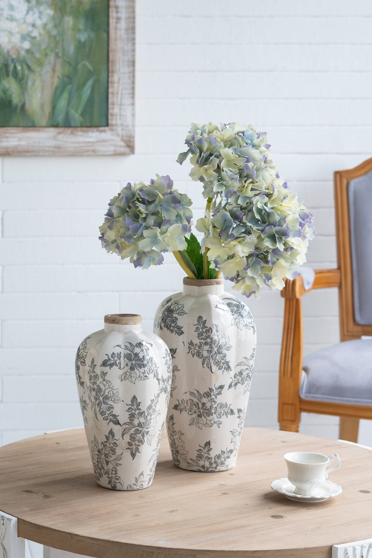 Vintage European Ceramic Accent Vase