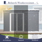 10'x4' Outdoor Metal Storage Shed