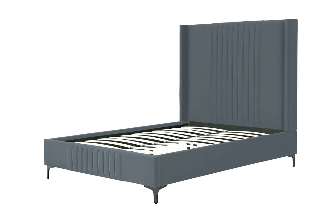 Promenade Upholstered Velvet Full Bed