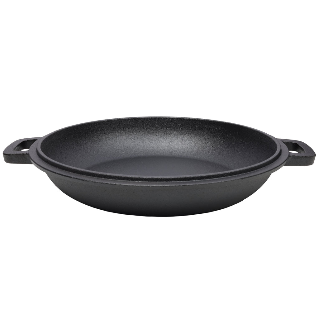 2 in 1 Pre-Seasoned Cast Iron Dutch Oven