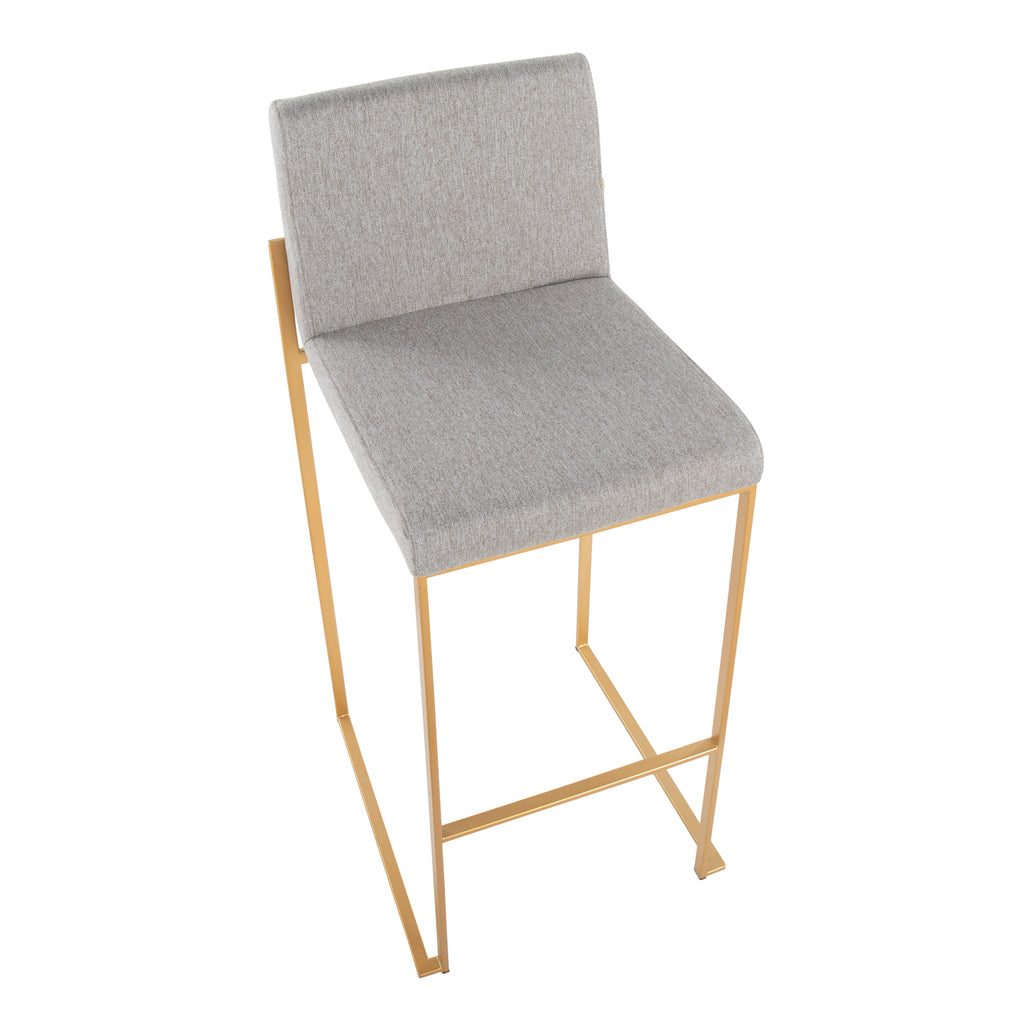 Contemporary High Back Barstool