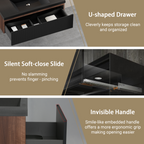 42'' Floating Bathroom Vanity with Sink