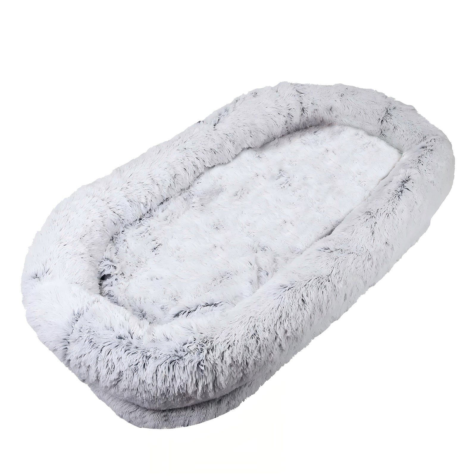 Human Dog Bed - Washable Faux Fur
