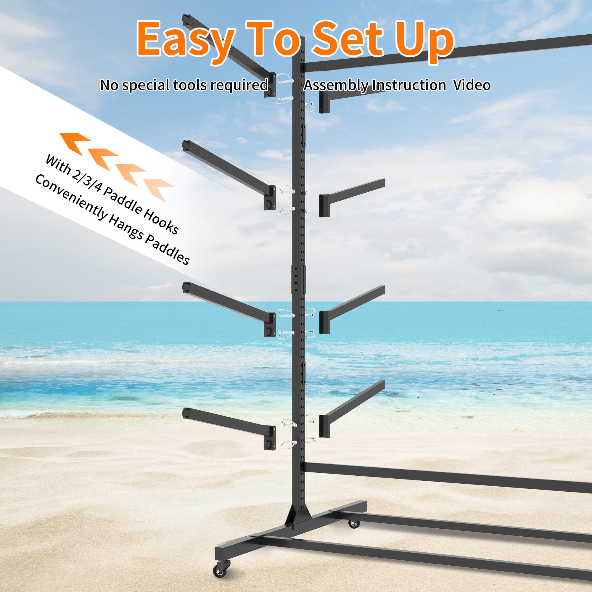 82"H Kayak Storage Rack