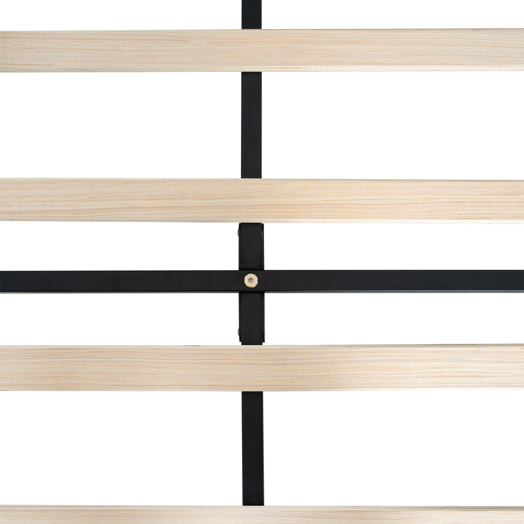 Twin Size Upholstered Platform Bed Frame