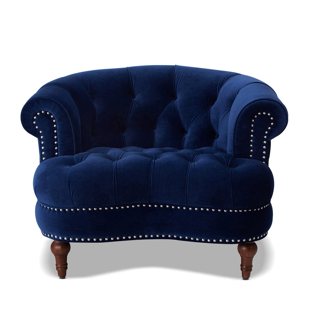 La Rosa Victorian Tufted Upholstered Accent Chair