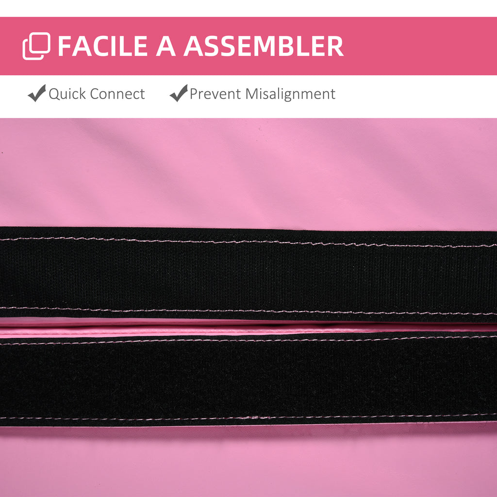 Soozier Pole Dance Mat, 59-Inch, 2-Inch Thick, Pink