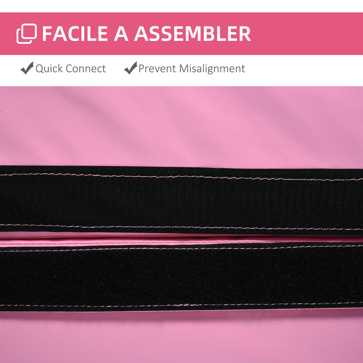 Soozier Pole Dance Mat, 59-Inch, 2-Inch Thick, Pink
