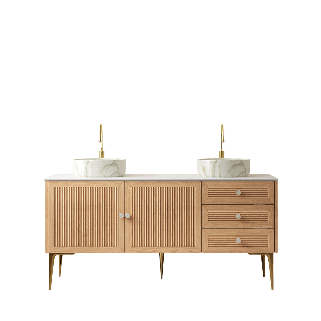 MUNIN 60" Bathroom Vanity with Sink