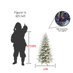 5FT PE+PVC Flocked Artificial Christmas Tree