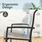 VRSHWO Garden Patio Chairs Set of 2