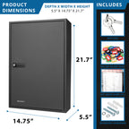 200 Key Adjustable Key Cabinet With Combination Lock