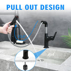 Matte Black Bathroom Sink Faucet