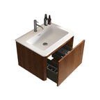 Etna 24" Striped Floating Bathroom Vanity