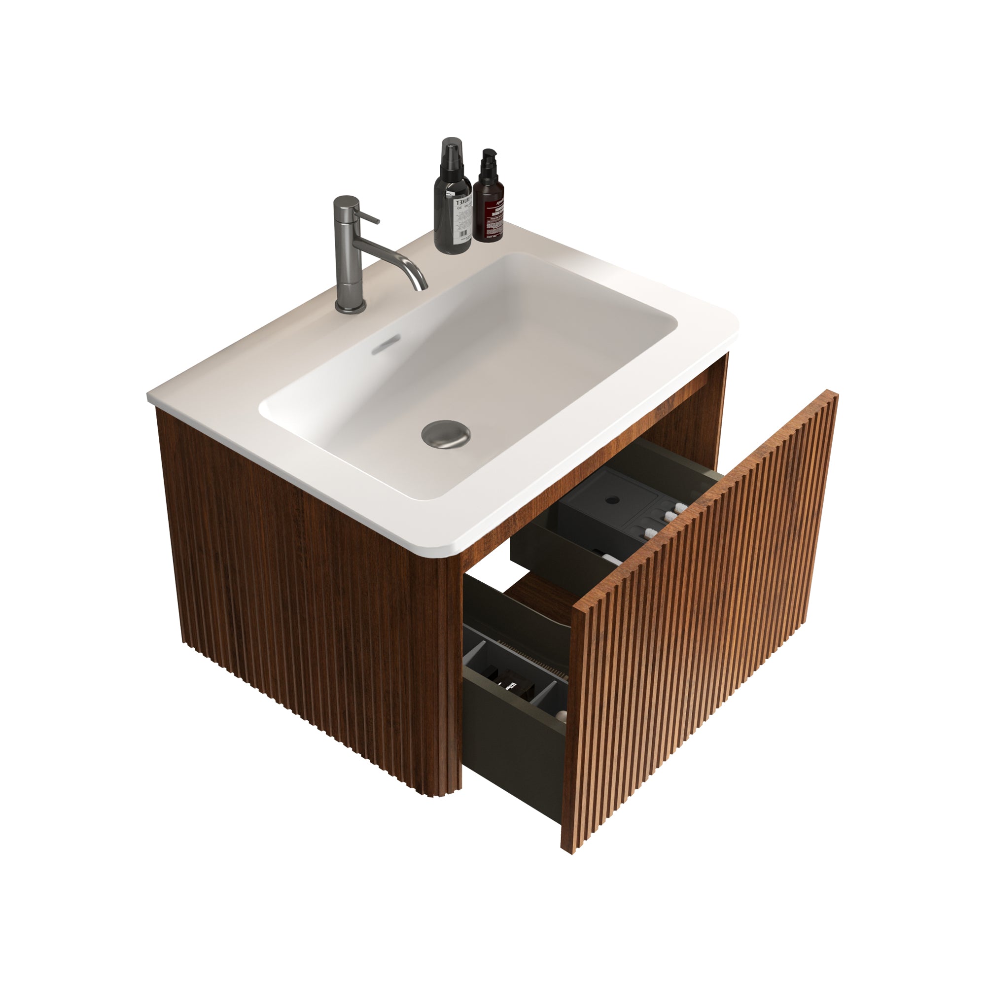 Etna 24" Striped Floating Bathroom Vanity