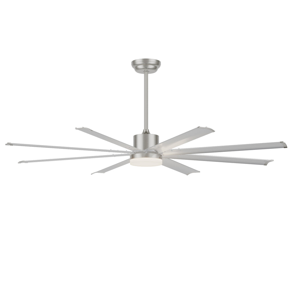 72 Inch Industrial PM DC Motor Ceiling Fan with Light