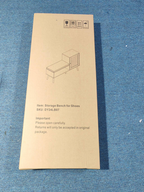 2-in-1 Shoe Storage Bench