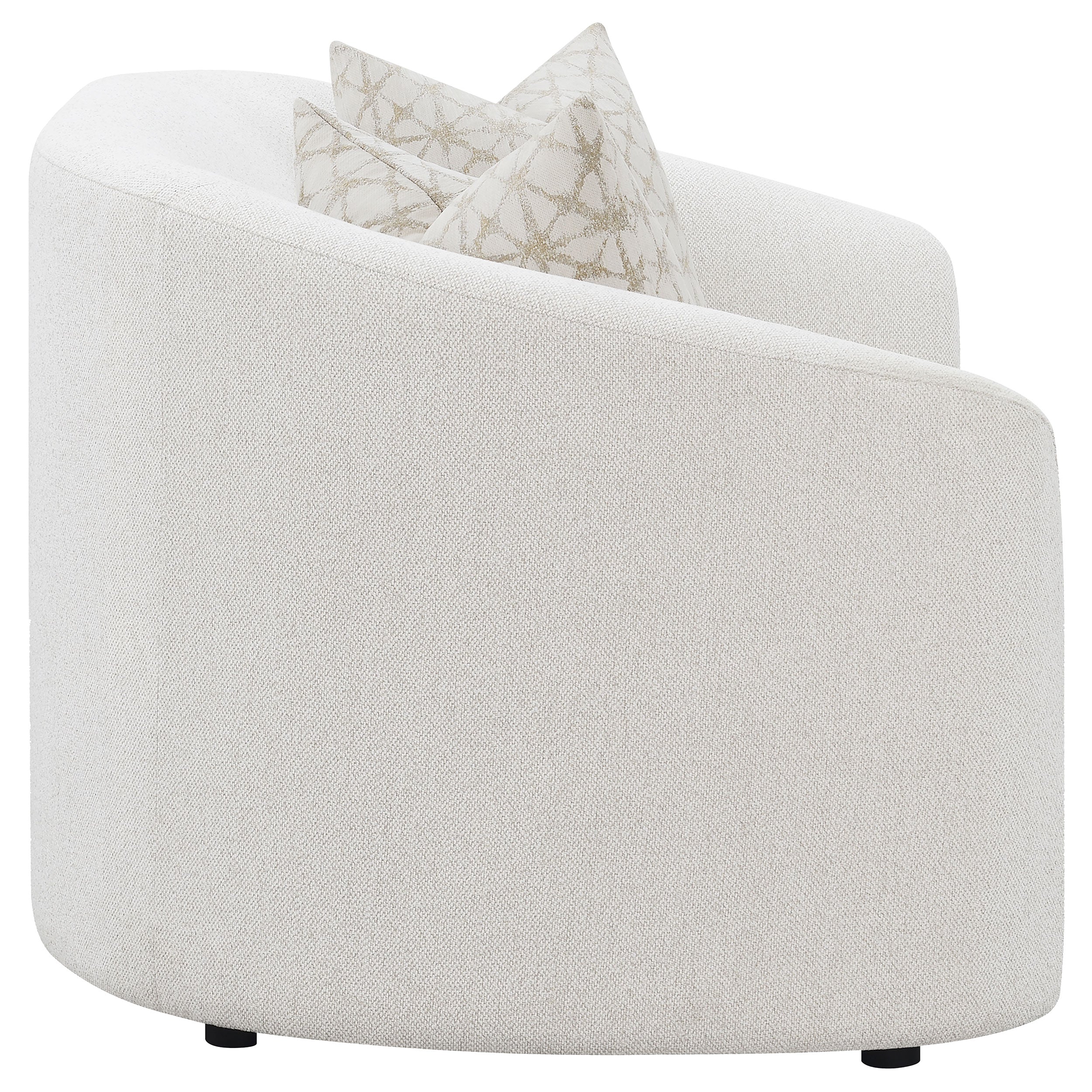 Rory Latte 2-Piece Sloped Arms Living Room Set