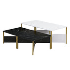 Modern Nesting Coffee Tables Set of 4 - Mid Century Modern Design
