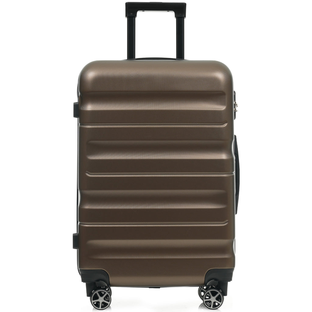 Hardshell ABS Luggage Set - 24-Inch Checked Suitcase