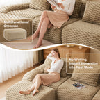 146" Modern U-Shaped Modular Sectional Sofa