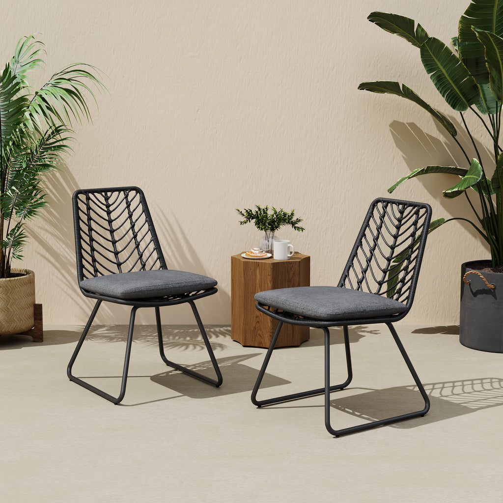 Deja Chair, 2PCS with 2 Cushions