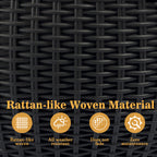 Self-Watering Hanging Rattan-Inspired Planter (Pack of 2)