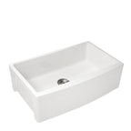 White Farmhouse Sink - 33" x 21" x 10"
