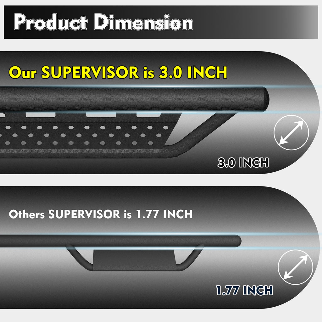 Running Boards for 2015-2026 Ford F150 & Super Duty Crew Cab
