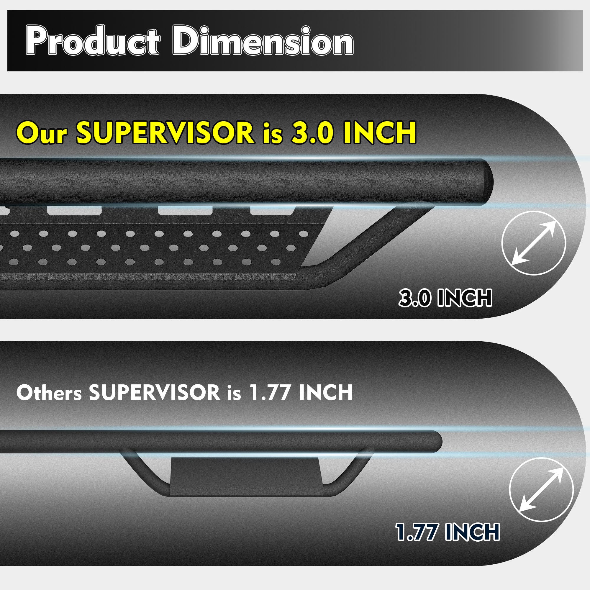Running Boards for 2015-2026 Ford F150 & Super Duty Crew Cab