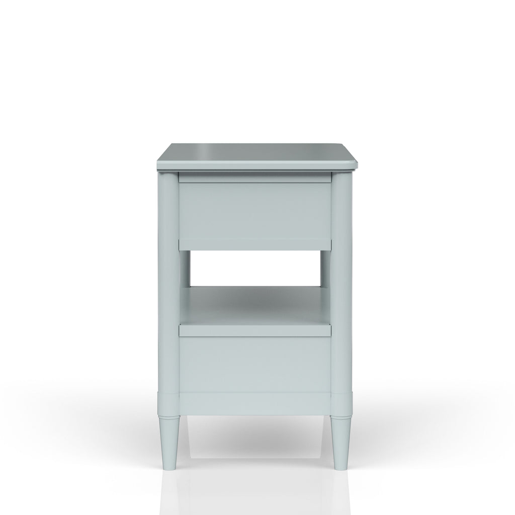 Open Nightstand with Ocean Finish