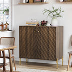 Mid-Century Modern Sideboard Buffet with Storage