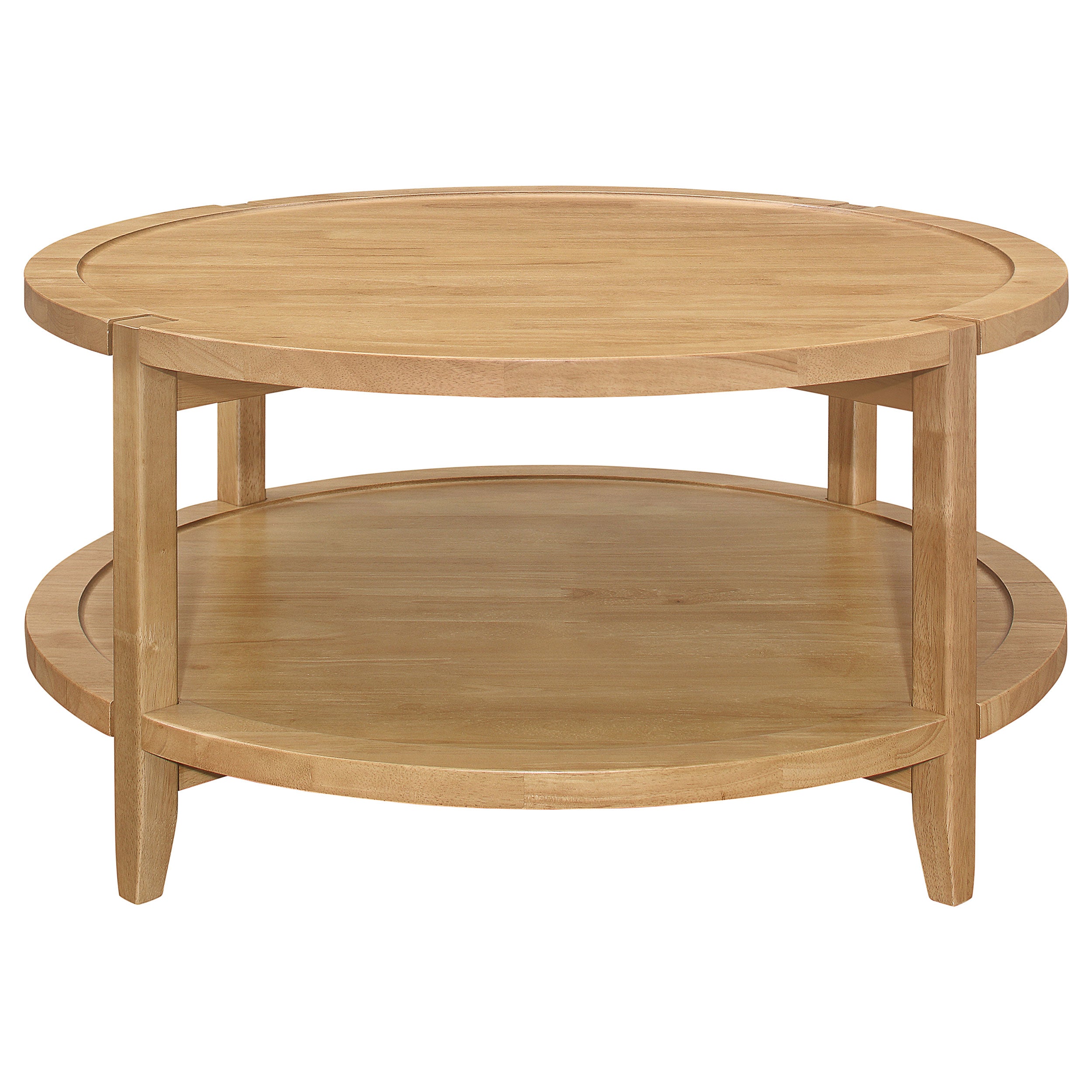 Elliott Maple 2-Piece Round Coffee and End Table Set