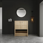 30" Freestanding Bathroom Vanity, 2 Soft Closing Doors