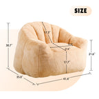 Bean Bag Chair with Armrests