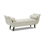Alma Tufted Flared Arm Entryway Bench