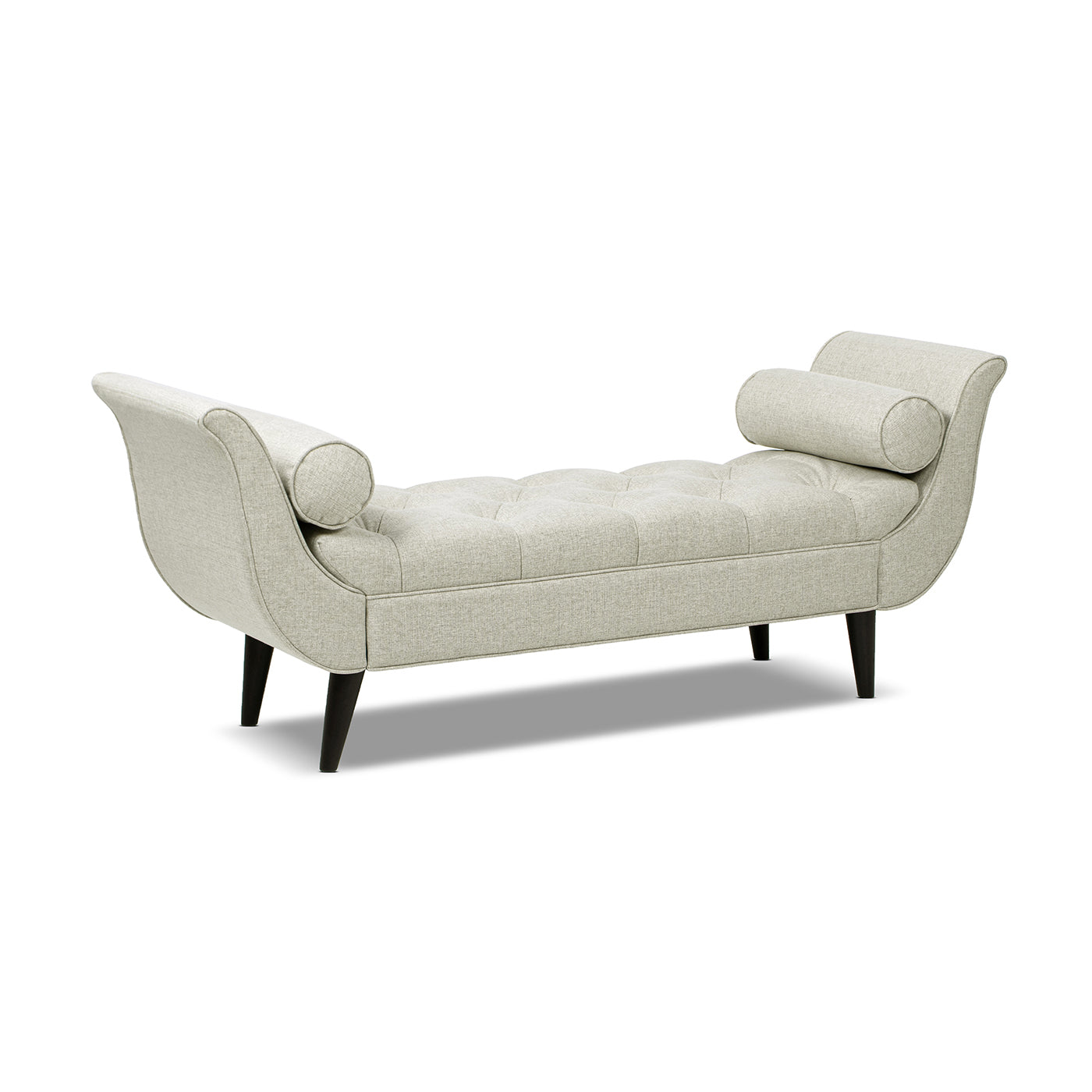 Alma Tufted Flared Arm Entryway Bench