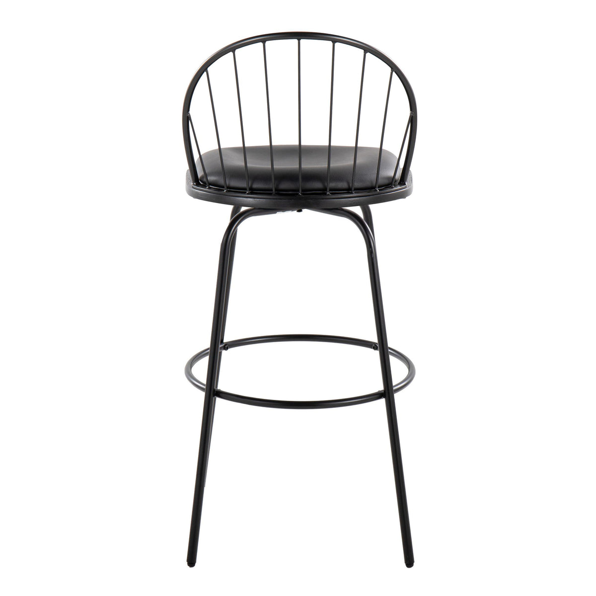 30" Fixed-Height Barstool with Swivel