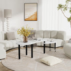 Contemporary Rotatable Cocktail Table