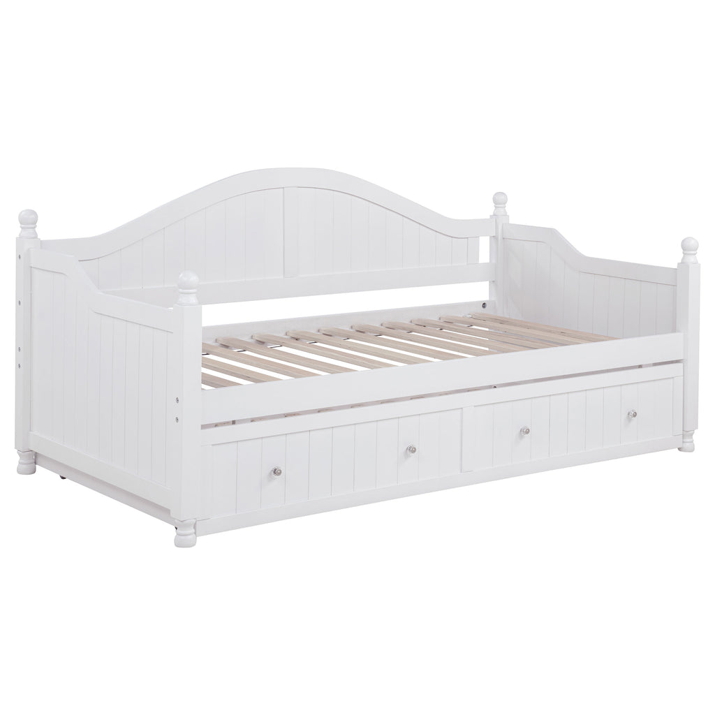 White Twin Daybed with Trundle