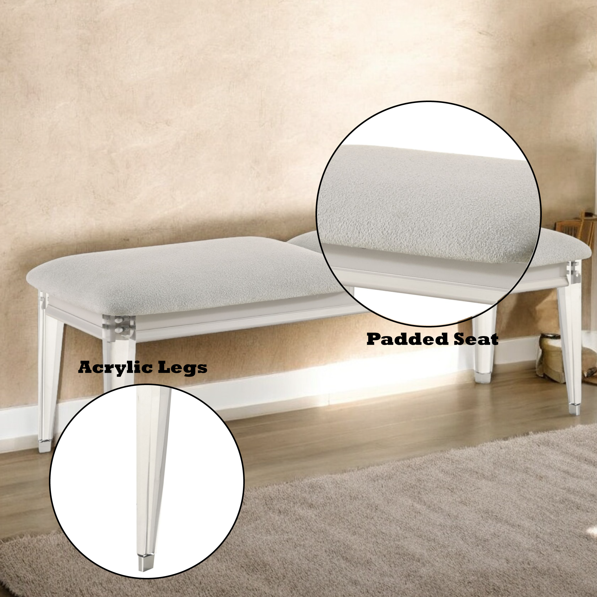 Laveda Upholstered Bench