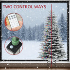 6.5ft Snow Flocked Artificial Christmas Tree