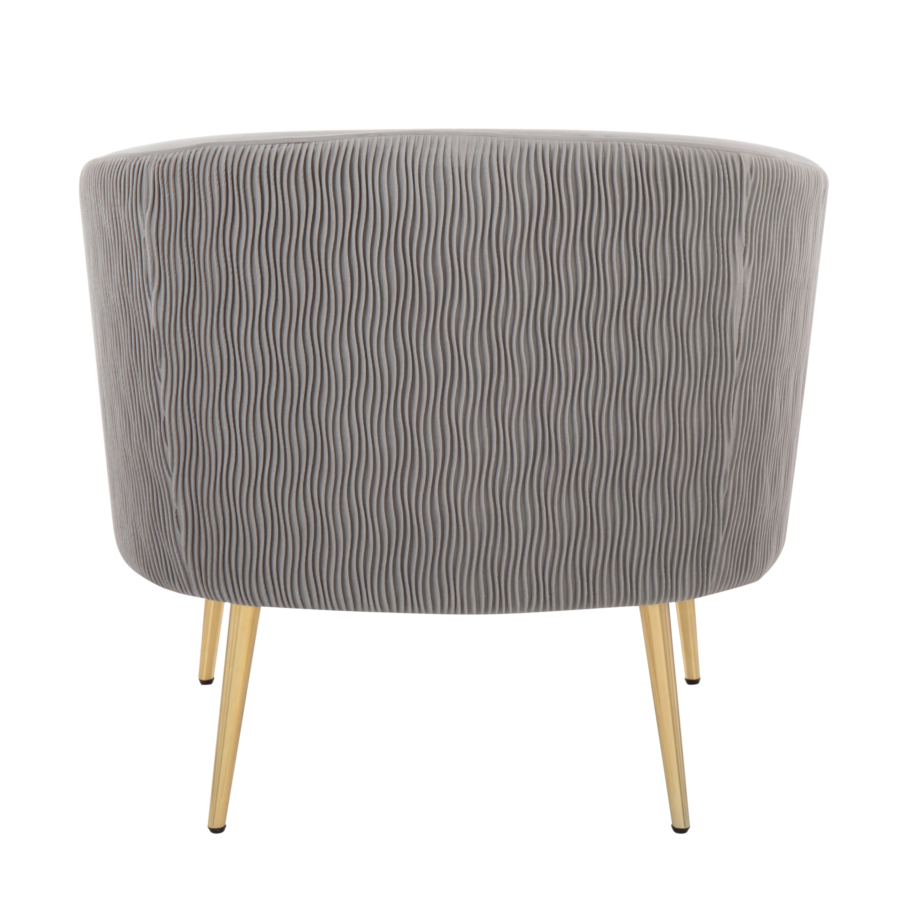 Pleated Waves Contemporary Accent Chair