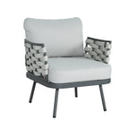 Mariano Steel 4-Pieces Conversation Set