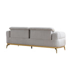 Zoe Modern Style 2PC Living Room Set (Sofa + Loveseat)